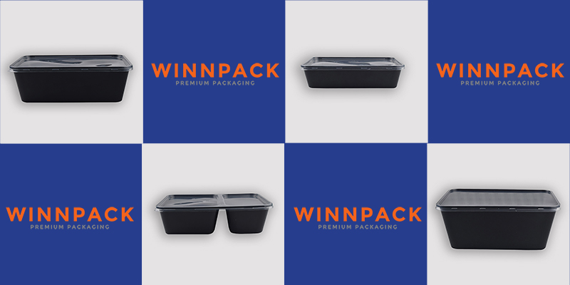 Rectangular Food Packaging Plastic Containers