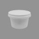 White 125 ML Round Food Packaging Paper Container 