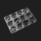 Transparent PVC 12 Round Ladoo Tray