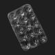 Transparent PVC 15 Round Ladoo Tray