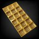 Plastic Chocolate Packaging Tray Bytes 18 Cavities – Golden