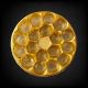 Plastic Ladoo Packaging Tray 18 Cavities Round – Golden