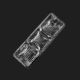 Transparent 200 Gms 3 Pocket Big Bakery Tray