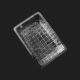 Transparent 250 Gms Bakery Tray