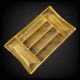 Plastic Sweets Packaging Tray 2+4 Line – Golden