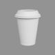 Paper Cup 350 ML Single Wall Disposable – White