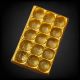 Golden Godiris 15 Round Ladoo Tray