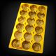 Golden 18 Rectangle Ladoo Tray