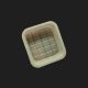 Plastic Disposable Bowl Size 4 Square – White