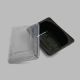 Black 550 ML Pasta Packaging Container With Lid