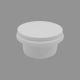Paper Food Packaging Container 40 ML Round – White