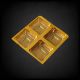 4 Cavity Chocolate Tray