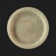 Plastic Disposable Plate Size 6 Round – White