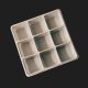White 500 Gms 9 Pocket Nankhatai Bakery Tray