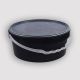Plastic Food Packaging Bucket 2500 ML Round – Transparent