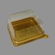 Black Brownie Packaging Tray With Lid