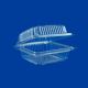 Transparent Burger Foldable Bakery Box With Lid
