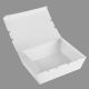 Paper Food Packaging Box 1250 ML Rectangular – White