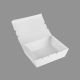 Paper Food Packaging Box 500 ML Rectangular – White