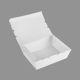 Paper Food Packaging Box 750 ML Rectangular – White