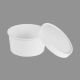 White 250 ML Round Food Packaging Paper Container 