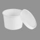 White 350 ML Round Food Packaging Paper Container 