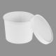 White 500 ML Round Food Packaging Paper Container 