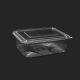 Transparent 1000 ML Food Packaging Hinge Container