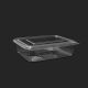 Transparent 1500 ML Food Packaging Hinge Container