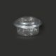 Transparent Round 12 OZ Food Packaging Hinge Container