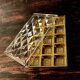 Transparent 15 Sq Cavities Sweets Rectangle Diamond Crystal Box