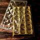 Transparent 18 Cavities Chocolate Rectangle Diamond Crystal Box
