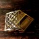 Transparent 2 Cavities Dry Fruit Rectangle Diamond Crystal Box