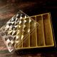 Transparent 5 Lines Sweets Square Diamond Crystal Box
