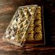 Transparent 15 Cavities Chocolate Rectangle Diamond Crystal Box