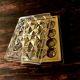 Transparent 12 Cavities Chocolate Rectangle Diamond Crystal Box