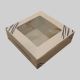 Paper Brownie Box 4 Pc 6