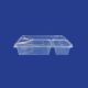 Plastic Meal Tray 4 Compartment – Rectangular