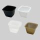 Plastic Jelly Container 60 ML Square With Lid – Transparent / Black / White / Golden
