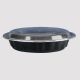 Plastic Food Packaging Container 1200 ML Round Domed Lid – Transparent