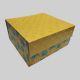 Rigid Collapsible Box Square Floral UV Print – Mustard