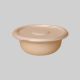 Sugarcane Bagasse Anti-Leak Container 500 ML Round With Lid – Brown