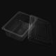 Transparent 1800 ML Food Packaging Container With Lid
