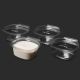 Plastic Sauce Packaging Hinge Container 35 ML Round – Transparent