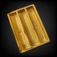 Plastic Sweets Packaging Tray 3 Line 500gms – Golden
