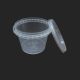 Plastic Ice Cream Packaging Container 250 ML Round Tamper Proof – Transparent
