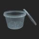 Plastic Ice Cream Packaging Container 500 ML Round Tamper Proof – Transparent