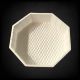 Plastic Sweets Packaging Tray 250gms Ghewar – White