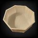 Plastic Sweets Packaging Tray 500gms Ghewar – White