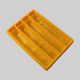 Plastic Sweets Packaging Tray 4 Line 800gms LSBT – Yellow